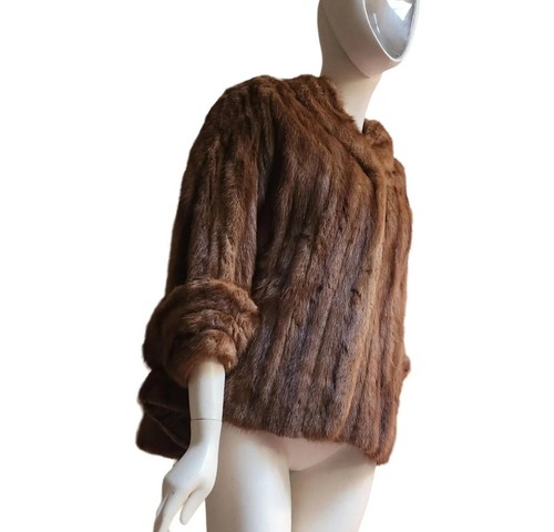 Pelliccia corta visone vintage