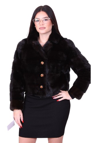 Giacca pelliccia visone coat - visone,